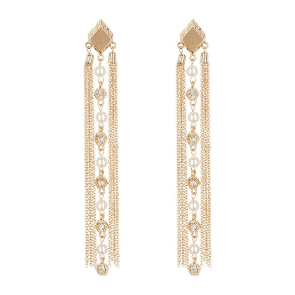 ettika Jewelry - NWT Ettika Gold Duster Drop Dangle Earrings